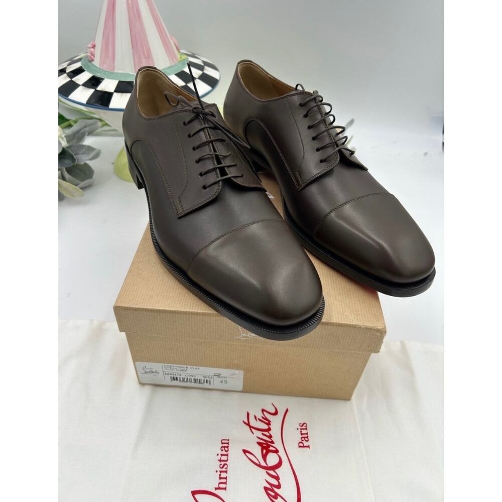 Men's Christian Louboutin CORTOMALE lace up Oxford size 45 made in Italy